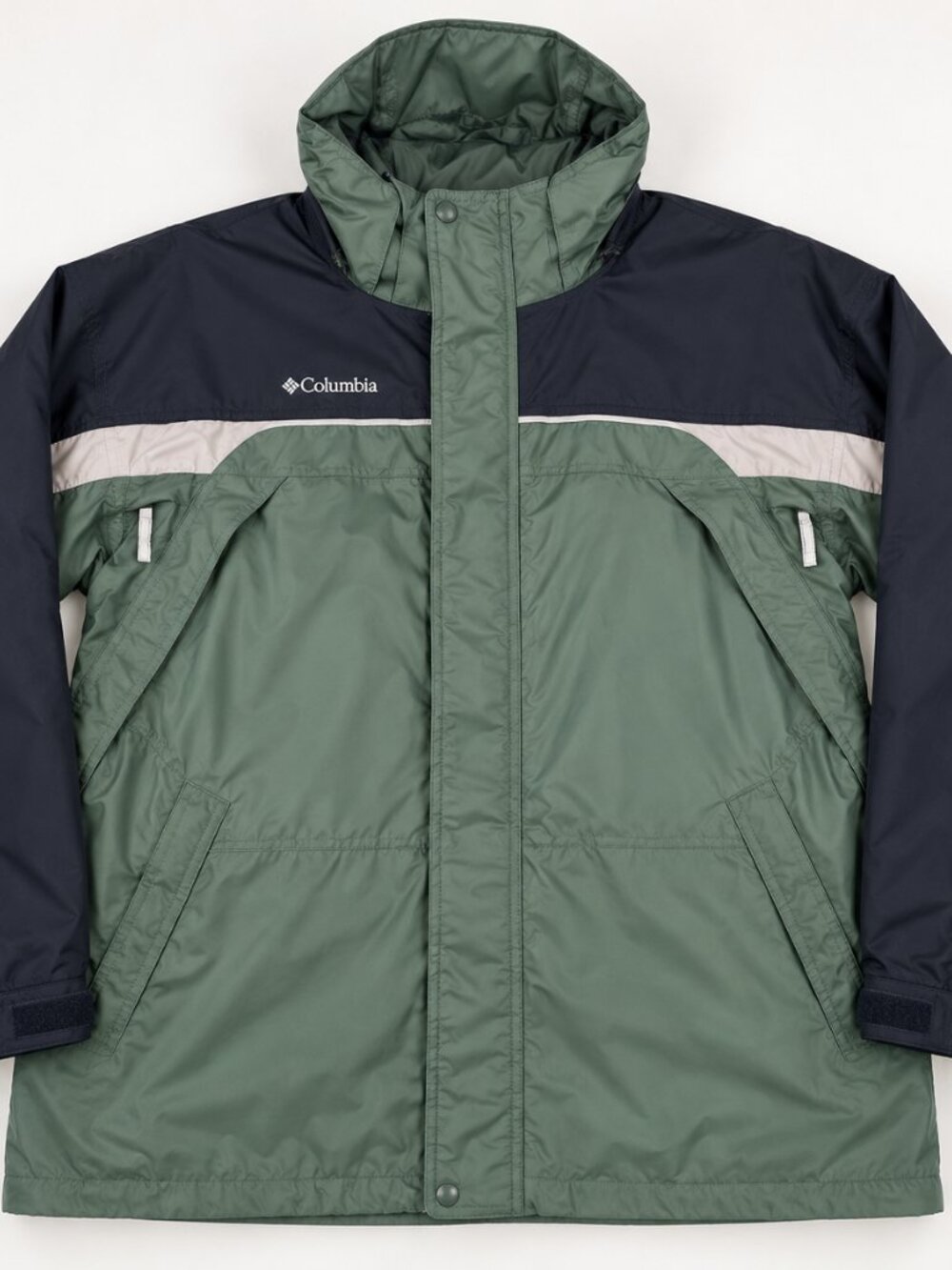 Columbia Core Interchange 2XLT 3-in-1 Shell Colorblock Jacket Big Tall